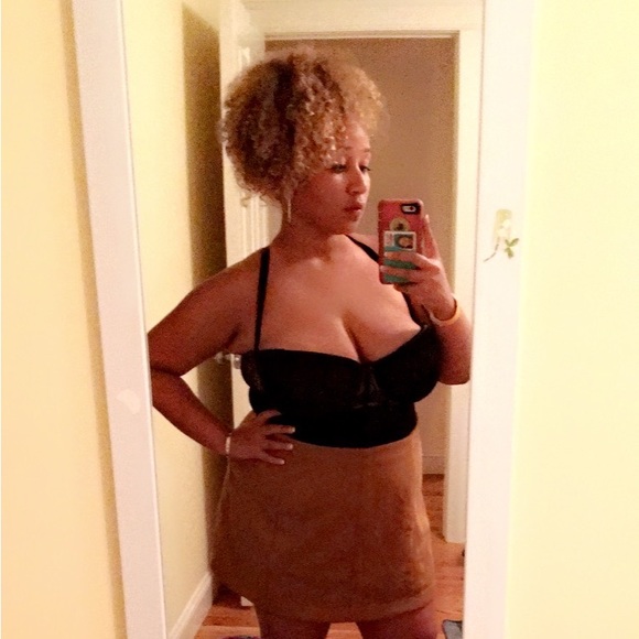 Brown Mini Skirt - Picture 5 of 5